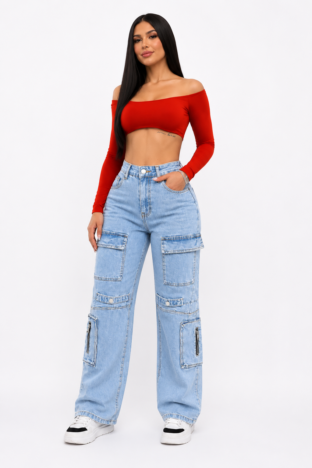 Urban Cargo Wide Leg Jean
