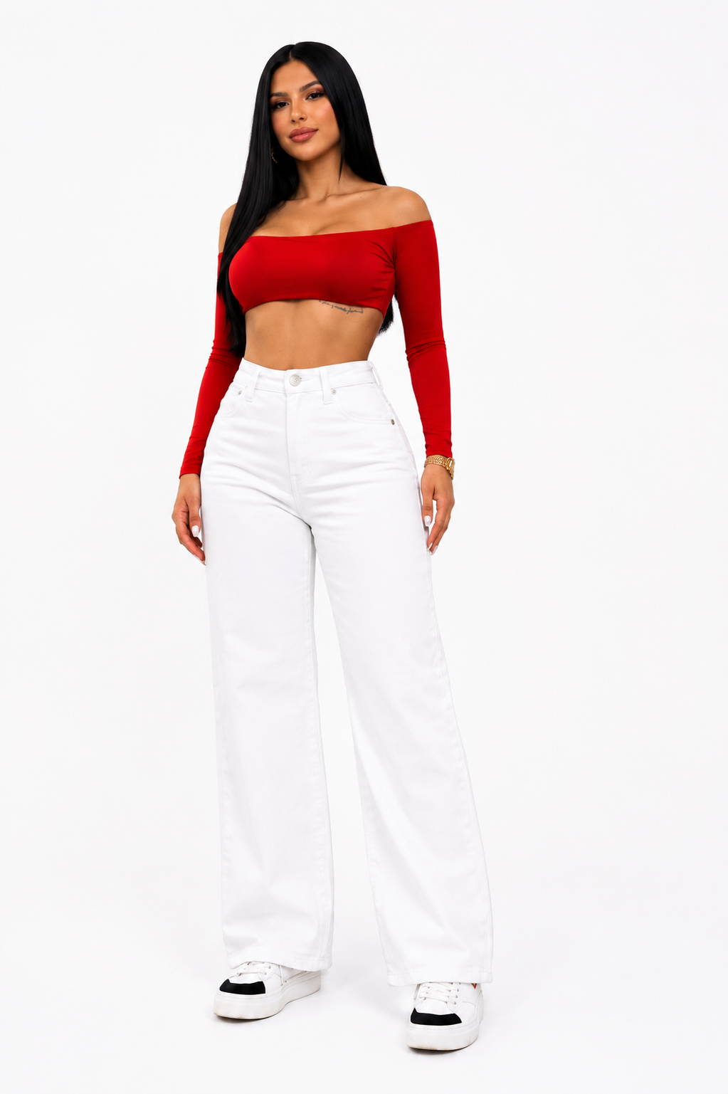Urban Wide Leg White Jean