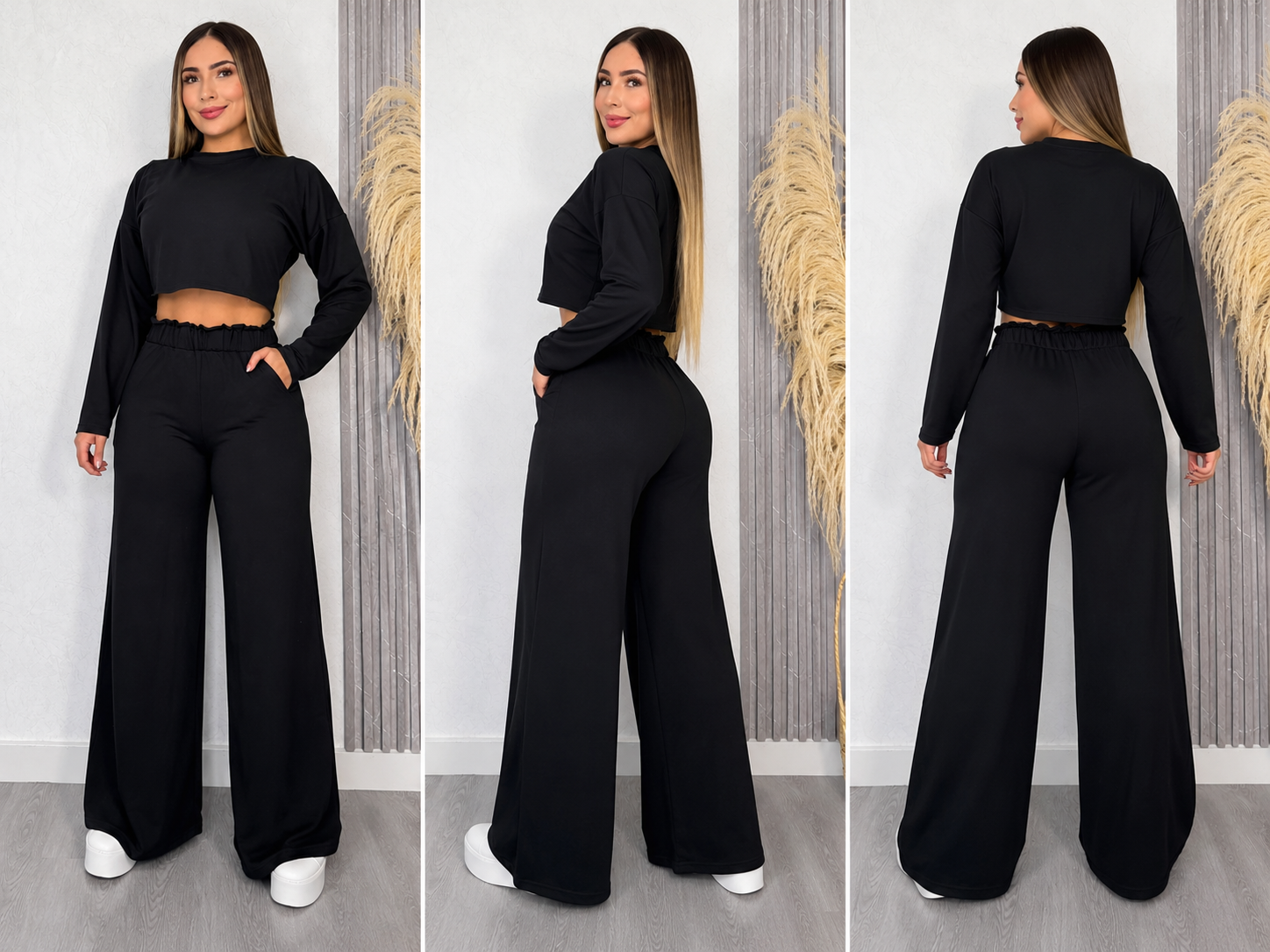Midnight Elegance Two-Piece Set